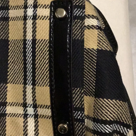 Used twice Kate Spade Soft Wool Plaid Tote/Handbag - Picture 10 of 11